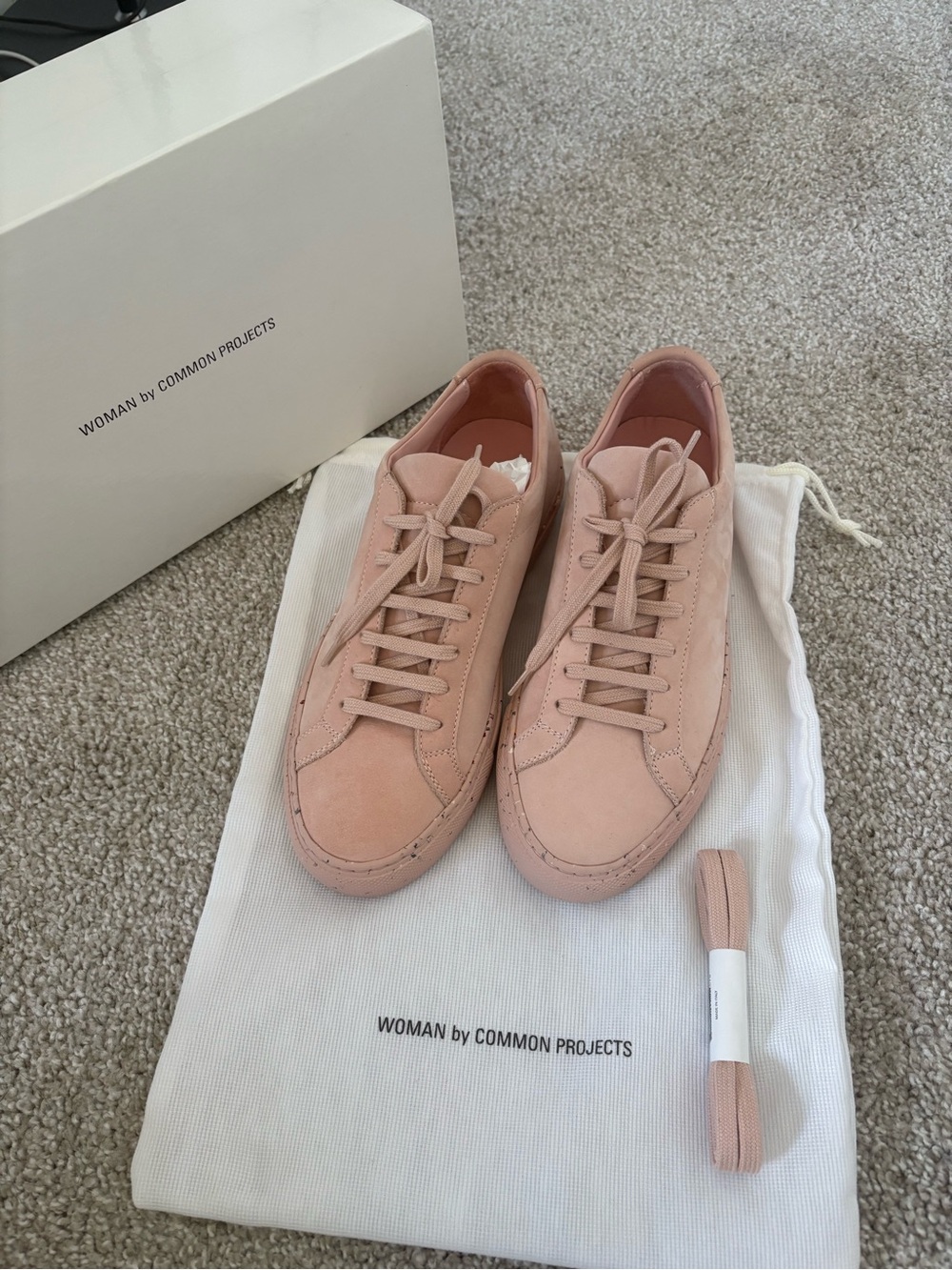 Common Projects Women's Blush Pink Low-Top Sneakers